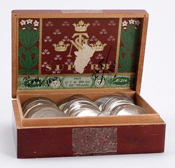 FICKURSGLAS, ca 120 st, omkring år 1900.