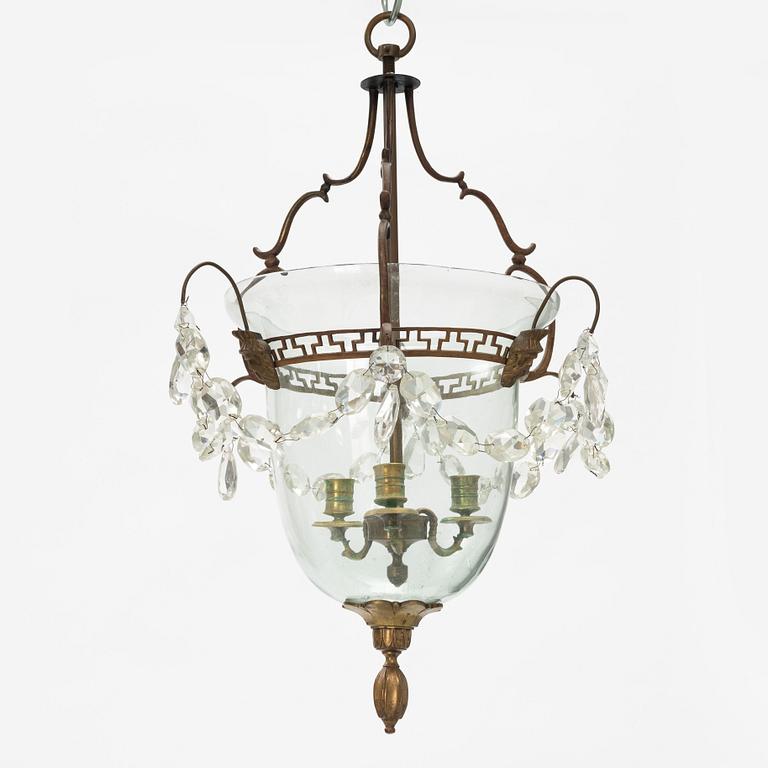 A Gustavian style chandelier, early 20th Century.