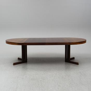 A 1960's Danish rosewood dining table.
