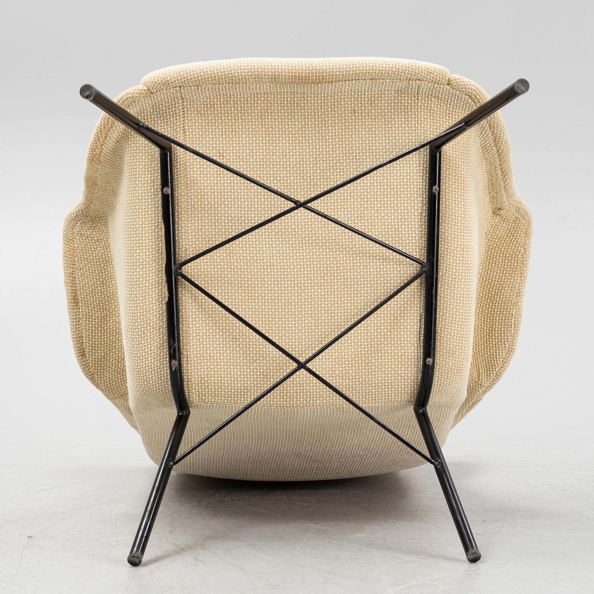 Miroslav Navratil, a 1950's armchair, Czechoslovakia.