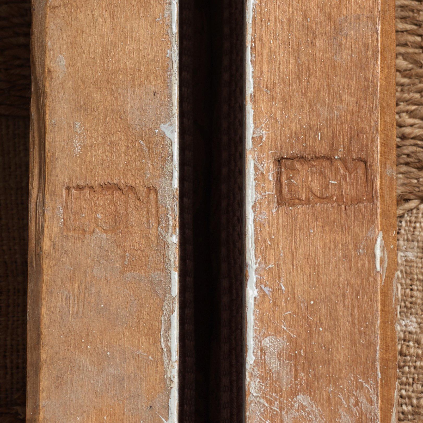 TABURETTER, ett par, av Erik Öhrmark (mästare i Stockholm 1777-1813), Gustavianska.