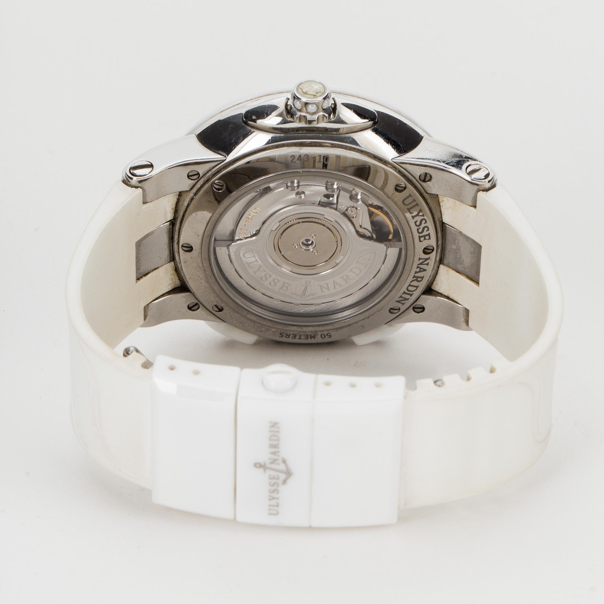 ULYSSE NARDIN, Executive Dual Time, armbandsur, 40 mm.