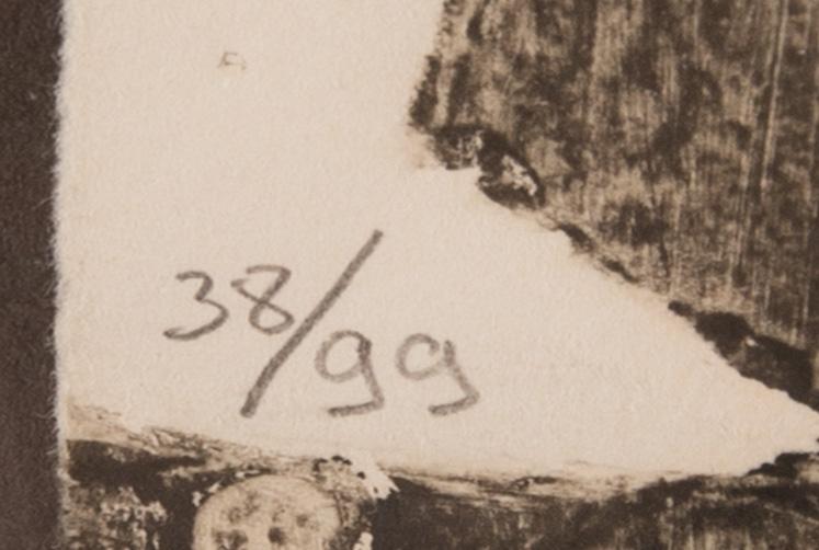 Antoni Clavé, carborundum, signed 38/99.