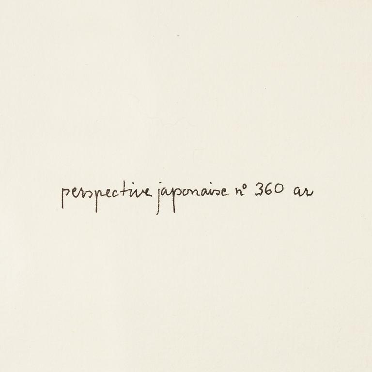 Oscar Reutersvärd, indian ink on paper, signed.