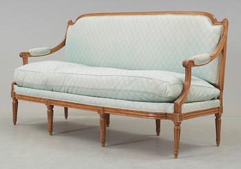 SOFFA, gustaviansk-stil, 1800-tal.