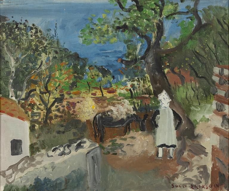 Sven X:et Erixson, I olivlunden.