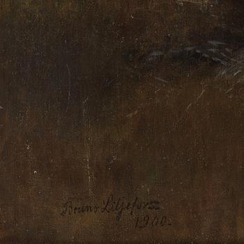 Bruno Liljefors, A family of foxes.