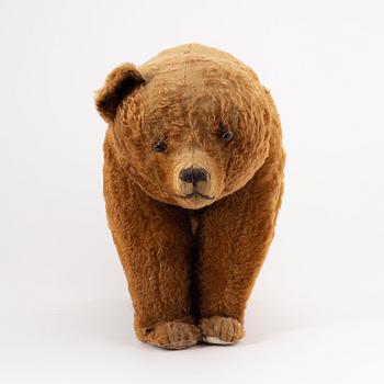 Leksaksbjörn, möjligen Steiff, 1900-talets första hälft.