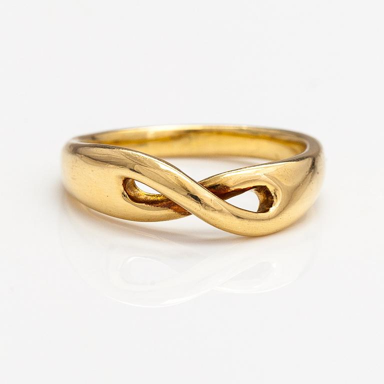 Tiffany & Co, Sormus, 18K kultaa "Infinity". Tiffany & co.