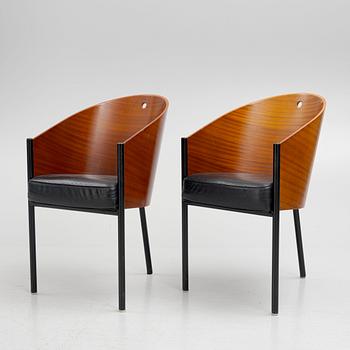 Philippe Starck, chairs, 7 pcs, "Costes", Aleph, Driade, Italy.