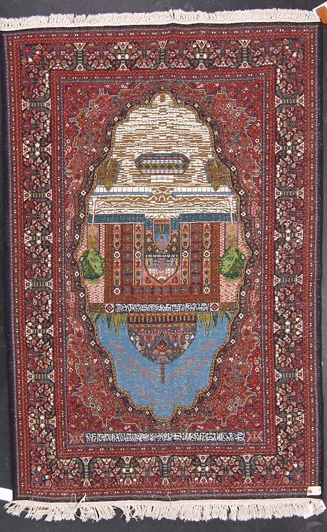 MATTA, orientailsk, figural, ca 185x125.