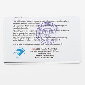 Bracelet 18K white gold set with oval-cut multicoloured sapphires and brilliant-cut diamonds.