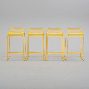 HEE WELLING, four 'Hee Bar Stools' HAY, 21st Century.