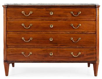 466. A late Gustavian circa 1800 writing commode.