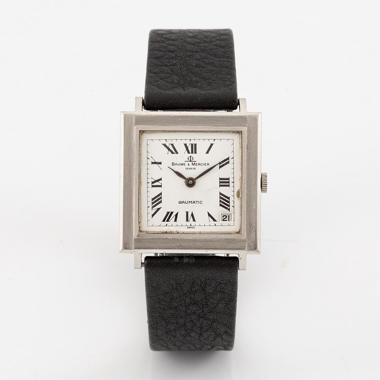 Baume & Mercier, Baumatic, armbandsur, 30,5 x 30,5 (37,5) mm.