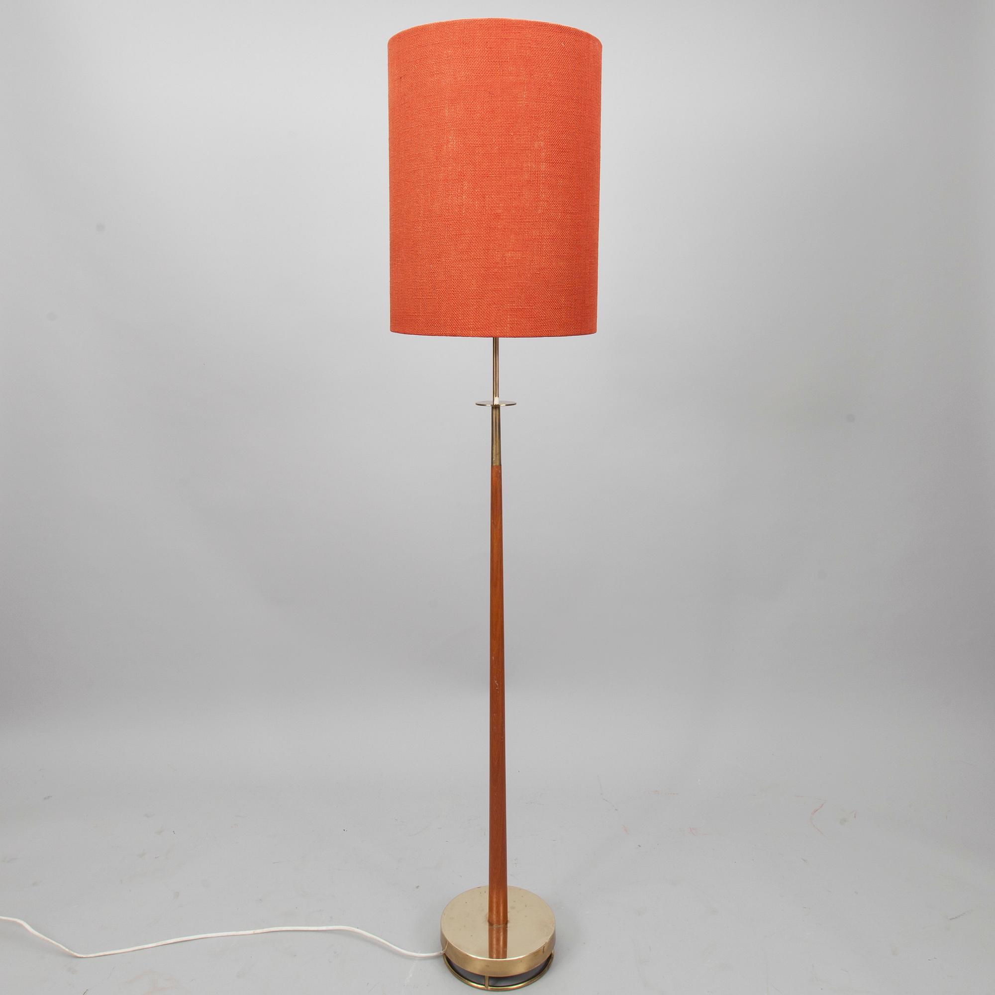 GOLVLAMPA, stämplad Idman, 1900-talets mitt.