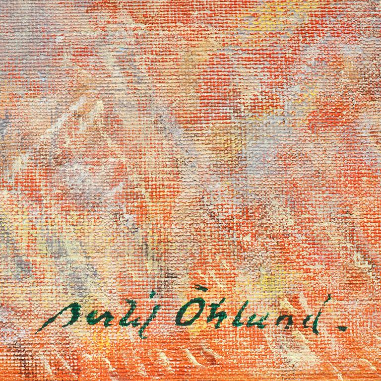 BERTIL ÖHLUND, olja på duk, sign och dat 1974.