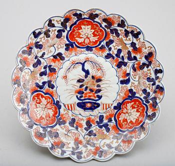 SKÅLFAT, porslin, Imari, Kina, 1800-tal.