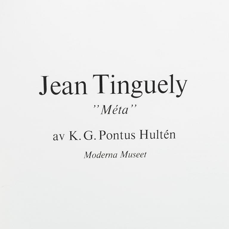 JEAN TINGUELY, "Méta" av K.G. Pontus Hultén. Moderna Museet 1972.