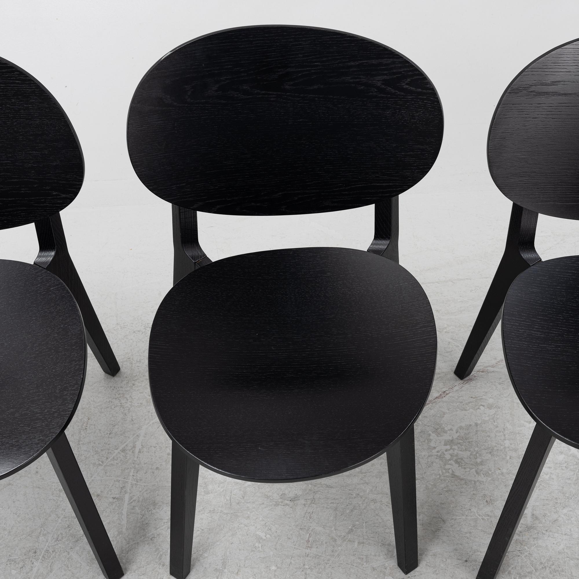 Claesson Koivisto Rune, a set of four 'Olive' chairs, Swedese.
