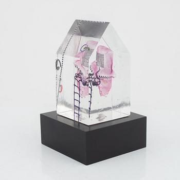 Bertil Vallien, skulptur, Kosta Boda, osignerad.