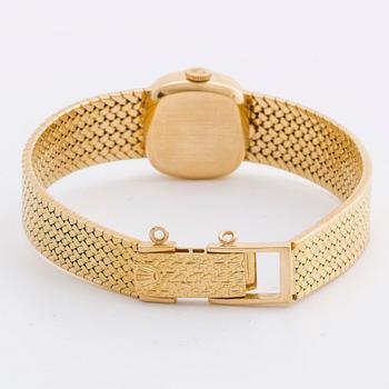 ROLEX ladies wristwatch ORCHID 18k guld, 18 mm, manual wind.