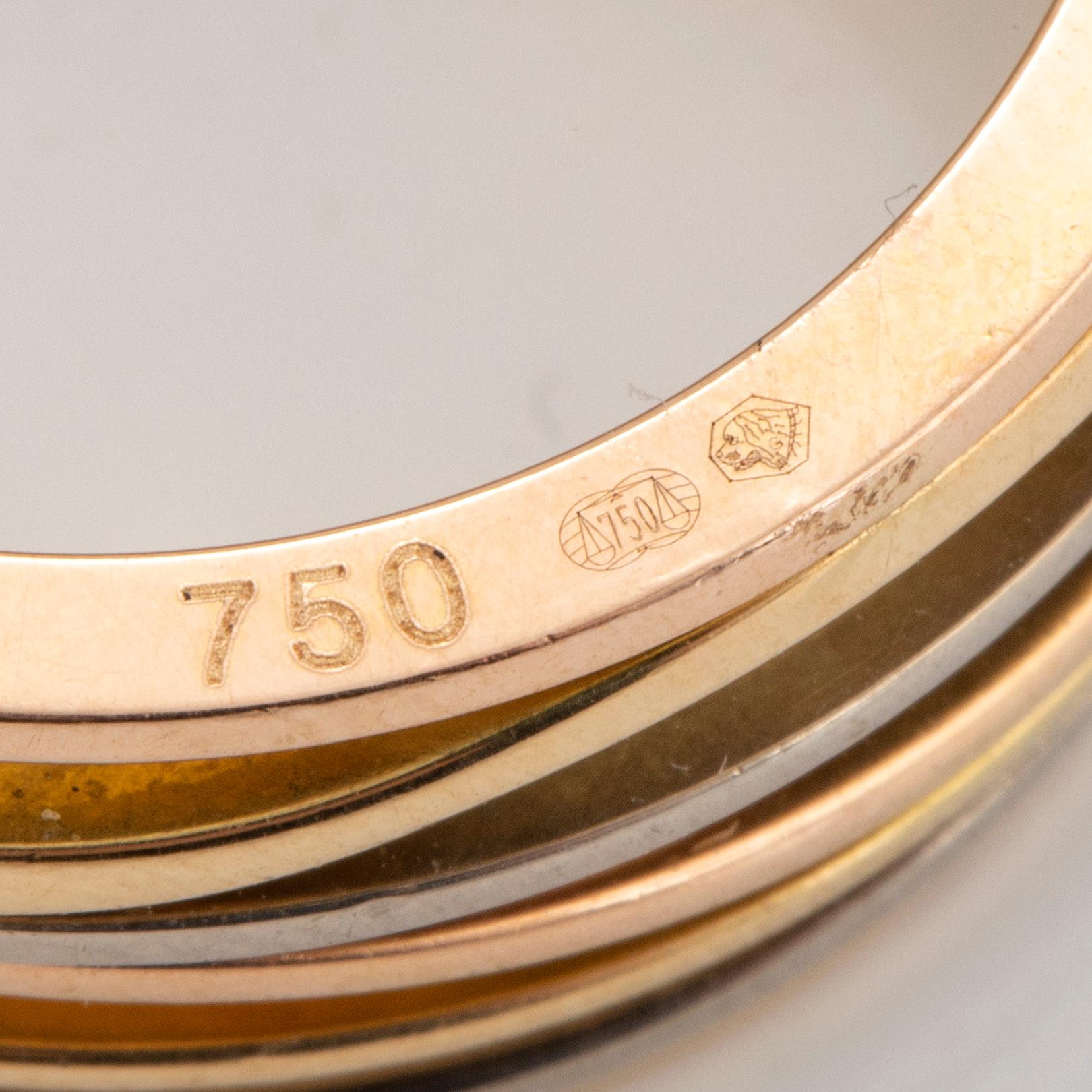 18K gold Omega ring.