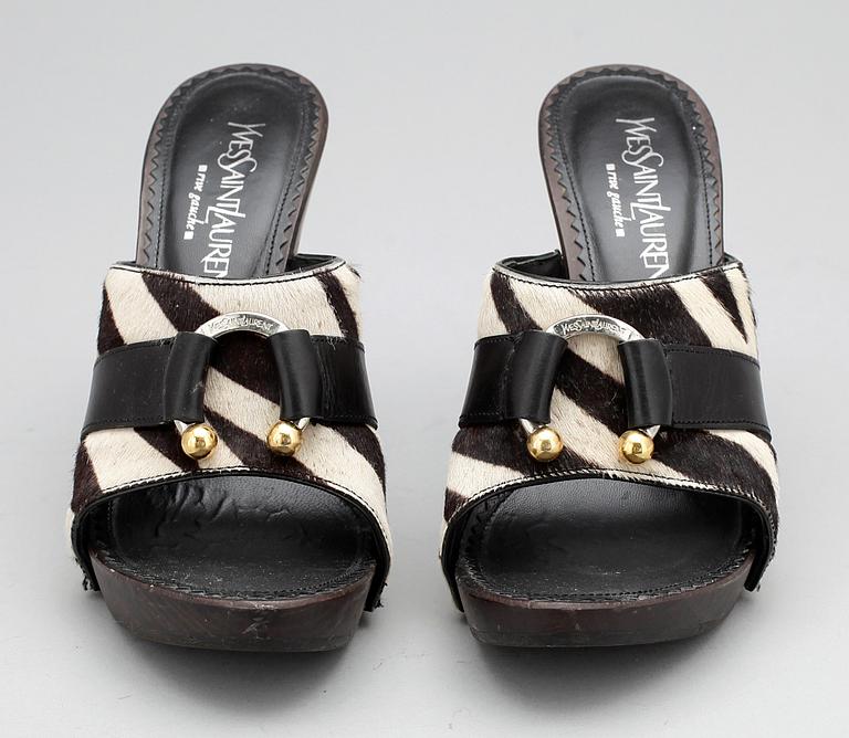 SANDALETTER,  ett par, Yves Saint Laurent, 2000-tal.