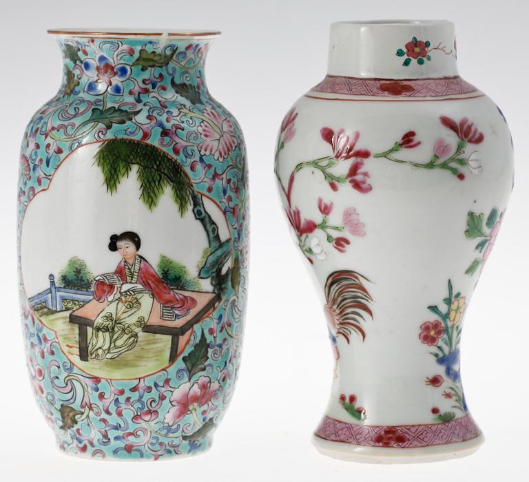 PARTI PORSLIN, 6 delar, Kina 1700-1900-tal.