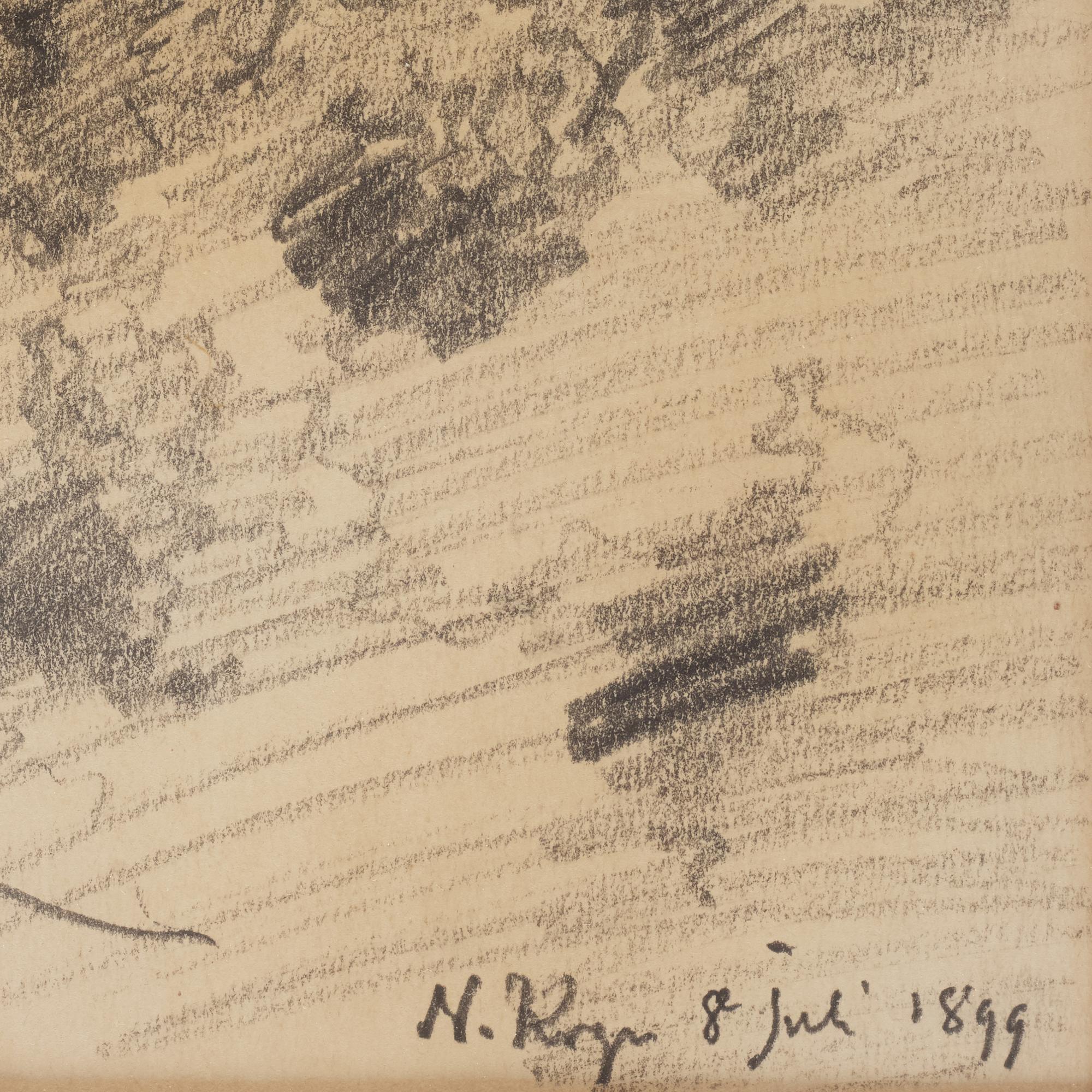 Nils Kreuger, Borgholms slottsruin.