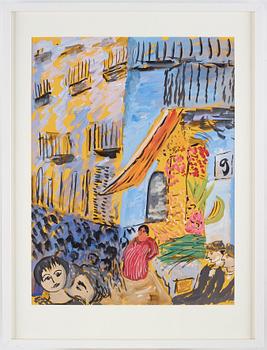 Sigrid Hjertén, "Fruktbutiken, Palermo".