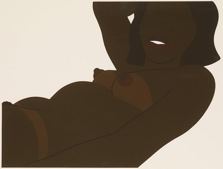 Tom Wesselmann, "Great American Brown Nude: Cut-out".