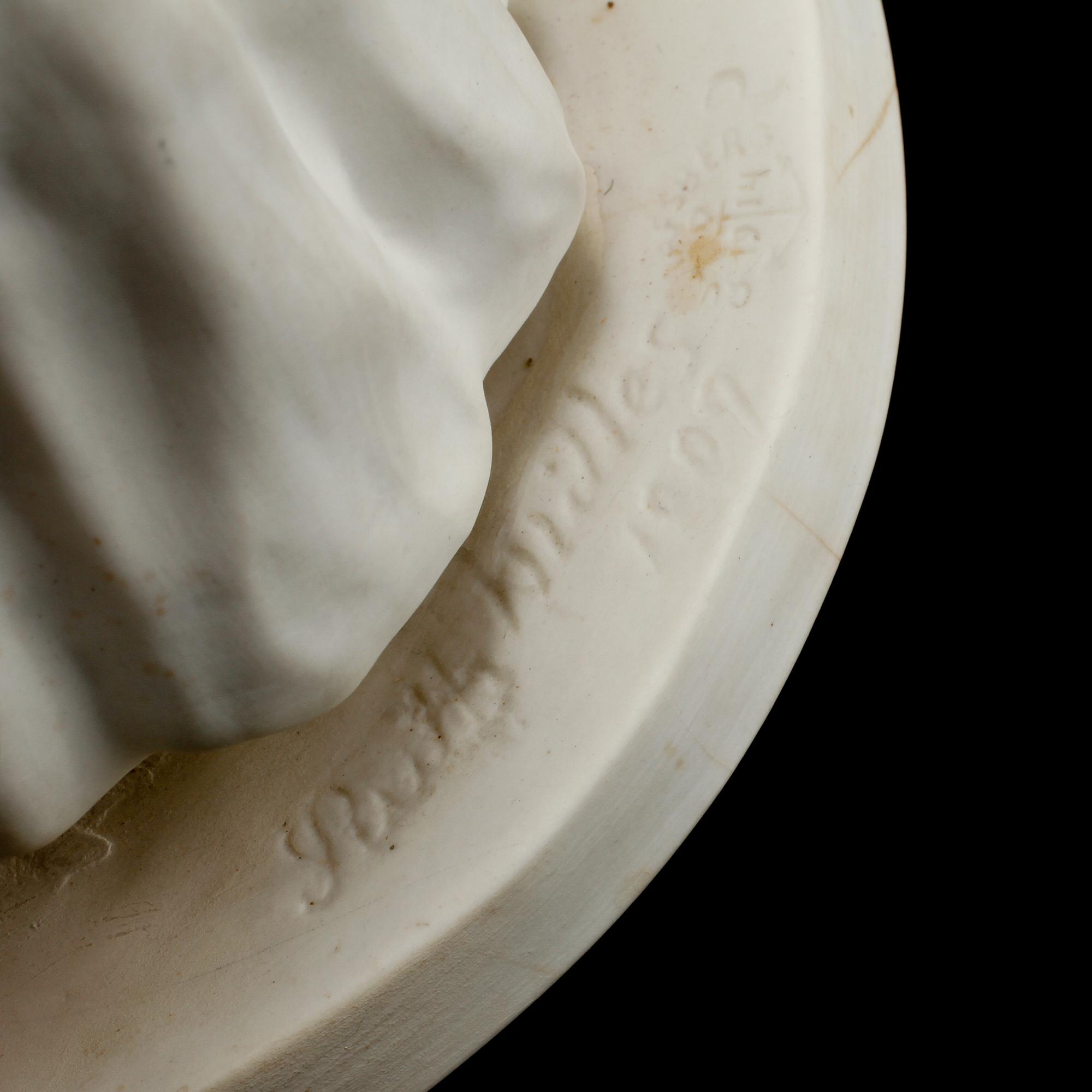 FIGURIN, parian, Ruth Milles, Gustafsberg, 1914.