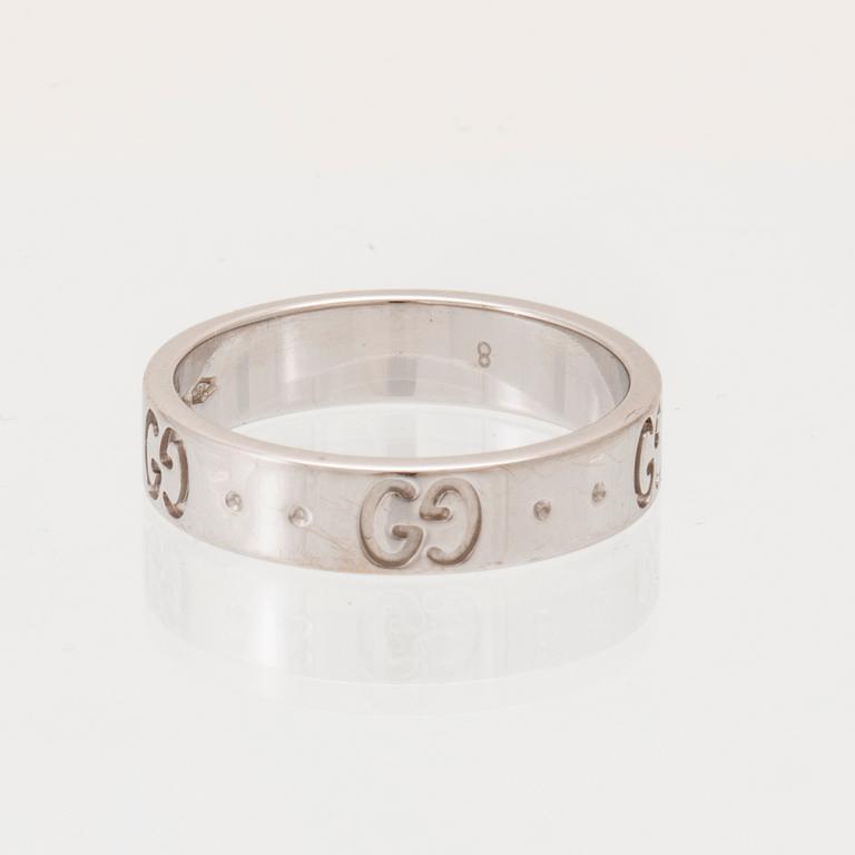 Gucci, ring "Gucci Icon" 18K white gold.