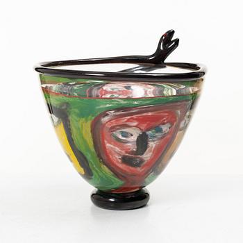 Ulrica Hydman-Vallien, a bowl, Kosta Boda.