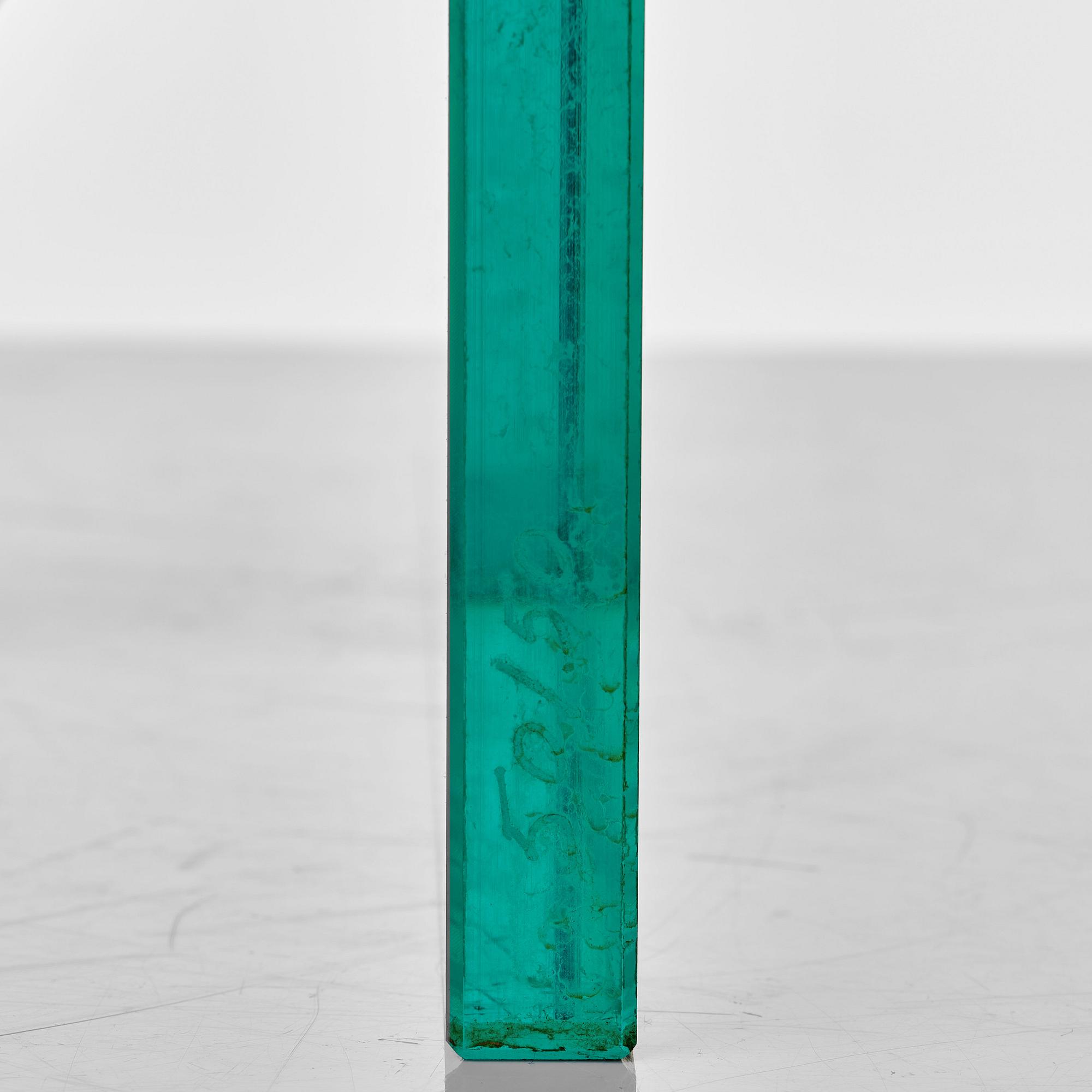 Philippe Starck, "Petite Etrangete Contre Un Mur", a sculpture/vase, ed. 50/50, Daum, Nancy, France, 1980's.