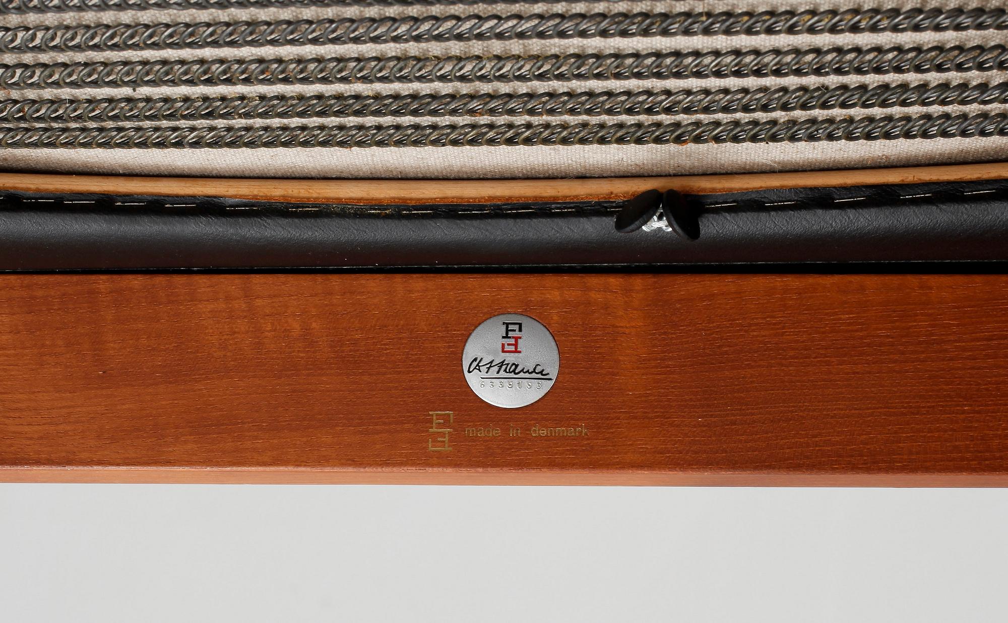 FÅTÖLJ, Torben Lind & Ole Gjerlov Knudsen, France & Son, formgiven 1962.