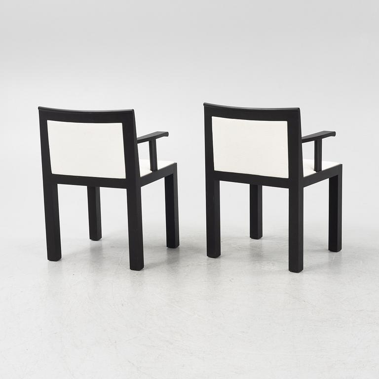 Aldo Rossi & Luca Meda, karmstolar, ett par, "Teatro", Molteni, Italien.