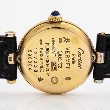 must de Cartier, Vendôme, armbandsur, 24 mm.