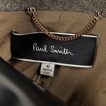 PAUL SMITH, a green wool coat.