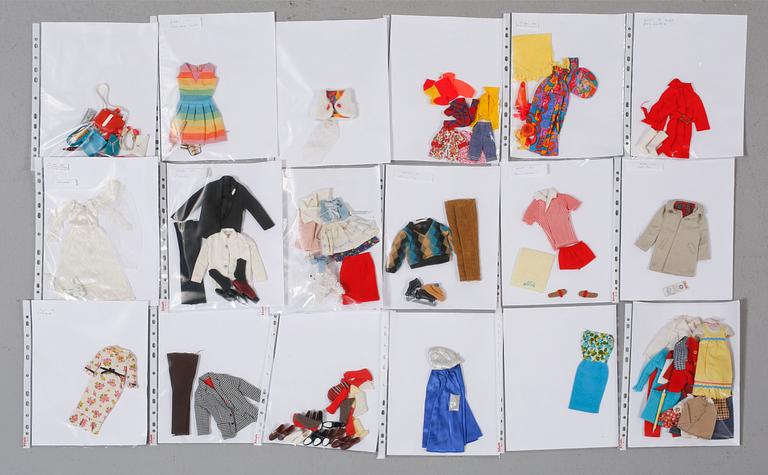 PARTI BARBIETILLBEHÖR, 1900-talets tredje kvartal/andra hälft.