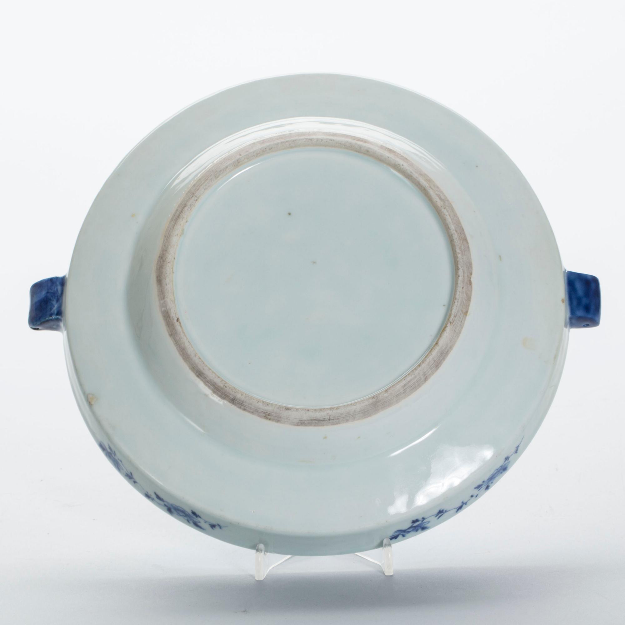 VÄRMEFAT, porslin, Kina 1700/1800-tal.