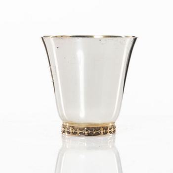 Supkoppar, 11 st, silver, MGAB, Uppsala, 1958-62.