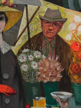 Pelle Åberg, "Torghandel på Hötorget".