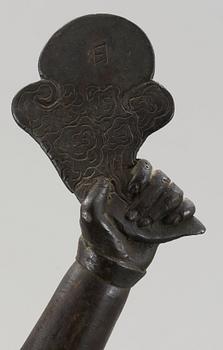 SKULPTUR, brons. Japan, 1800-tal.