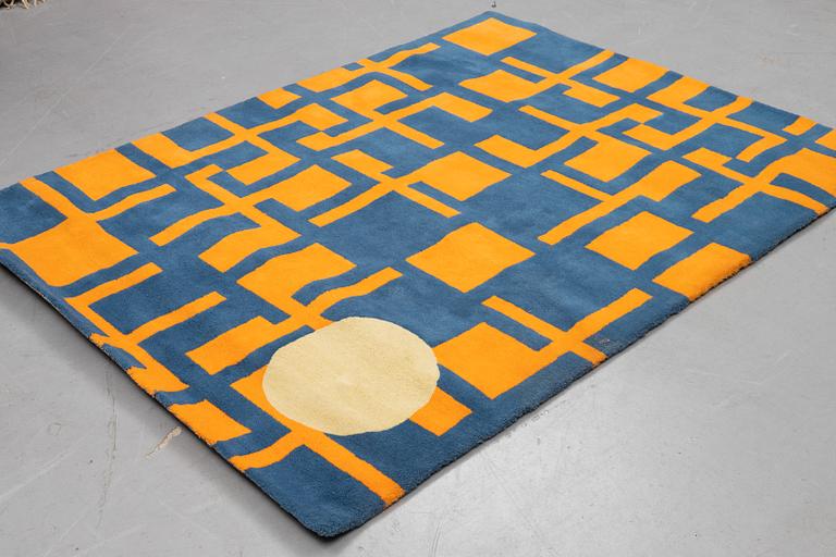 Olle Borg, matta, "Olleborg-2", handtuftad, ca 220 x 160 cm, signerad Olle Borg 1/10 på baksidans ena etikett.