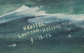 KLAAS KOSTER, oljemålning, signerad o daterad, 9.12.52.