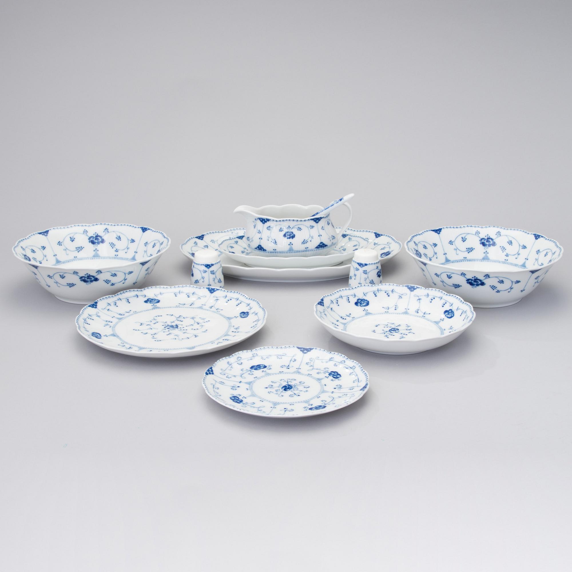 MATSERVIS, 31 delar, porslin, "Eternell", Christineholm Porcelaine 1990-tal.