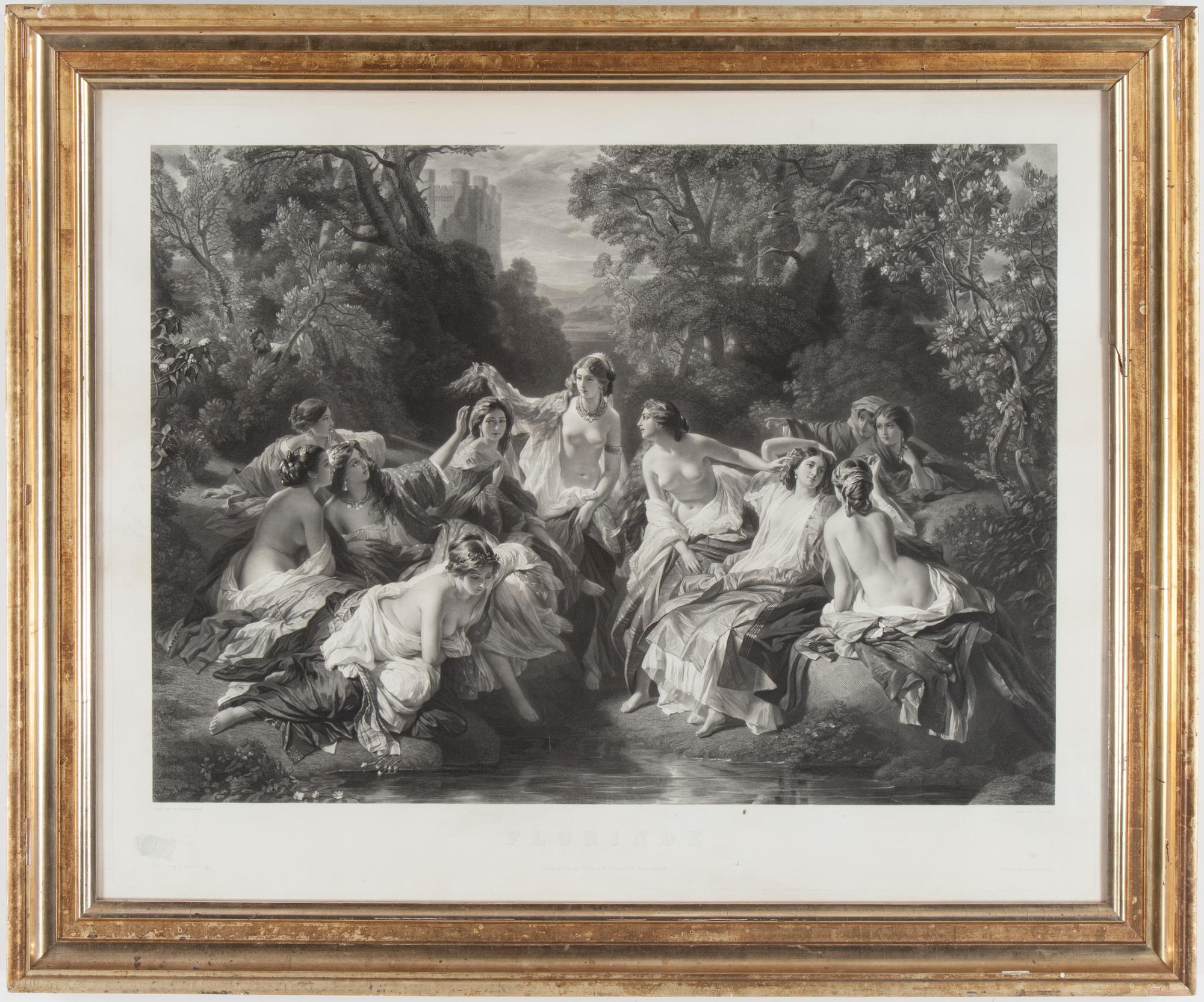 PHILIPP HERMANN EICHENS, gravyr, 1858. Signerad i plåten.