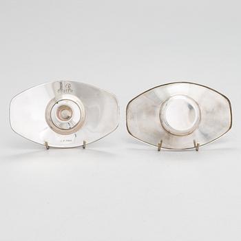 Bertel Gardberg, ljusstakar, ett par, silver, Kultakeskus, Tavastehus 1958.